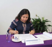 Comisionada presidenta Mireya Arteaga Dirzo